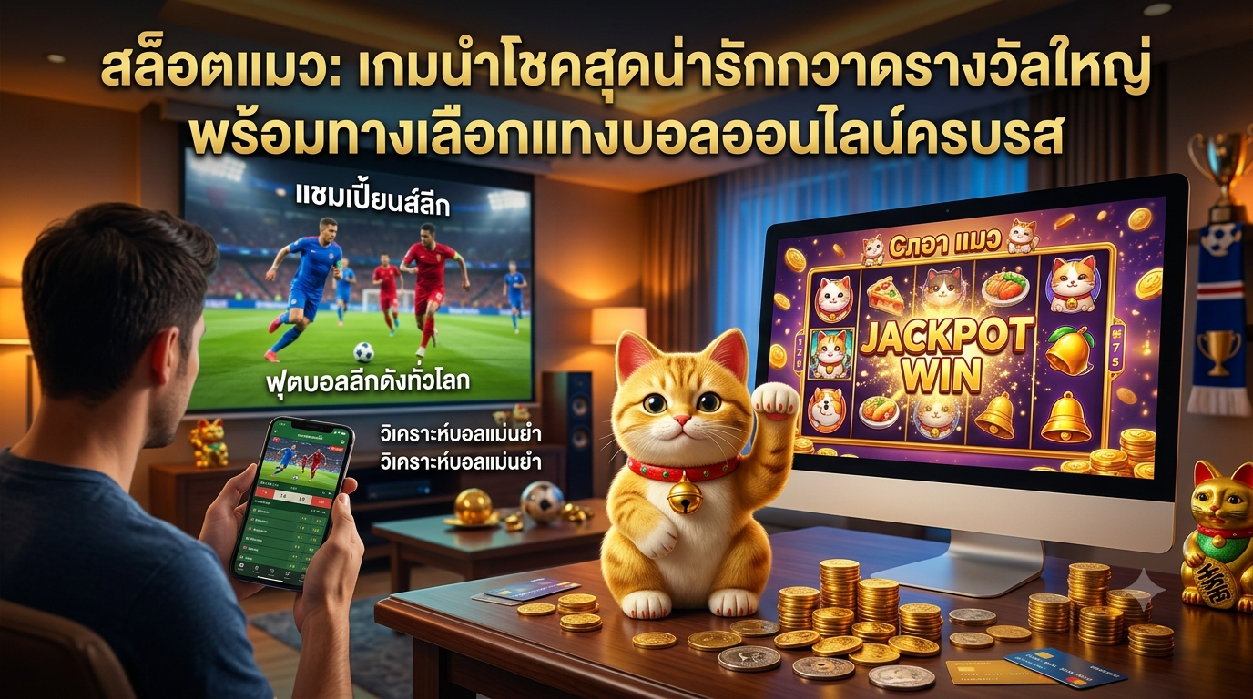 สล็อตแมว 999CAT เกมนำโชคสุดน่ารักกวาดรางวัลใหญ่